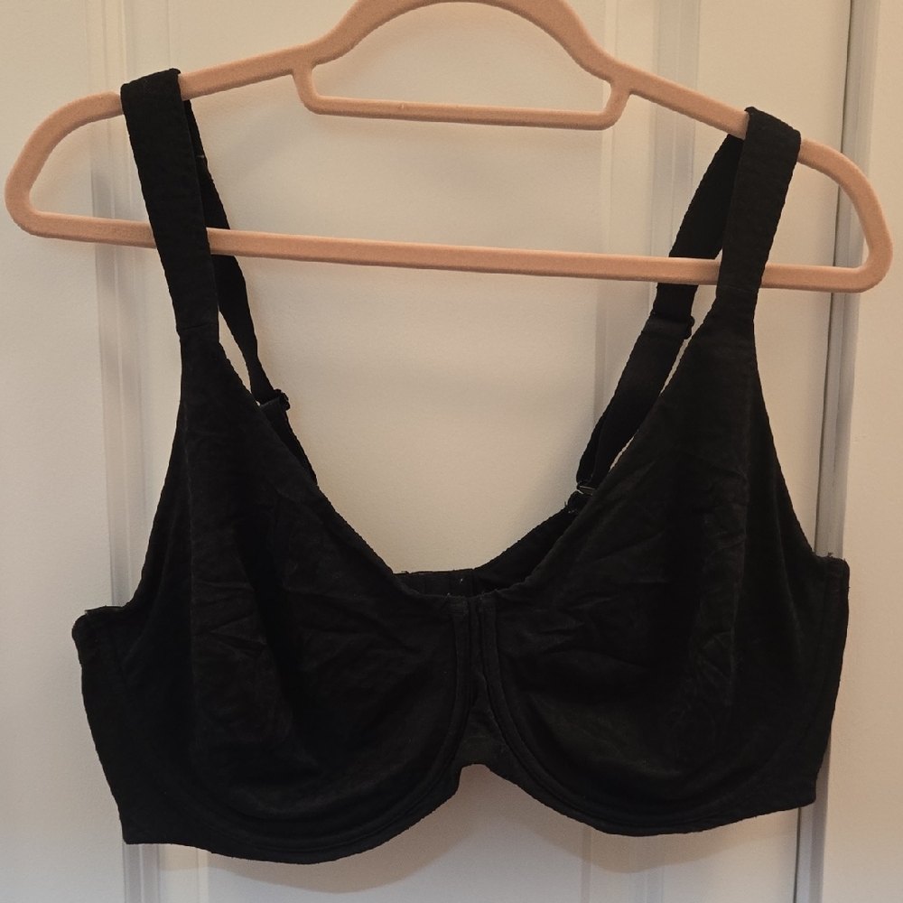 Voglio Elegant Black & Pink Full-Coverage Bras 42G